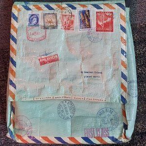 Blue Q Postal Shoulder Tote